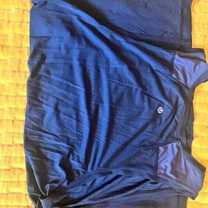 Men’s Black Silver lined tank top